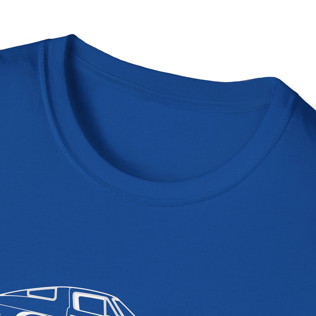 Classic Corvette Outline T-Shirt — Minimal Sports Car Tee