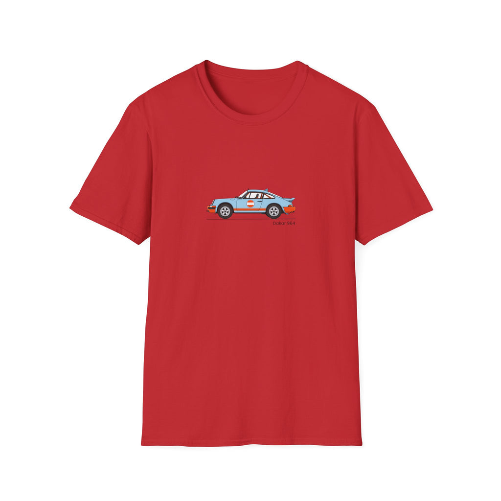 Vintage Racecar T-Shirt | Gulf Stripe Classic Car Tee