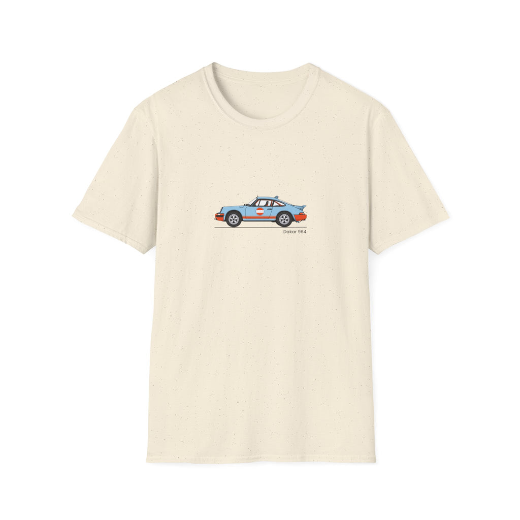Vintage Racecar T-Shirt | Gulf Stripe Classic Car Tee
