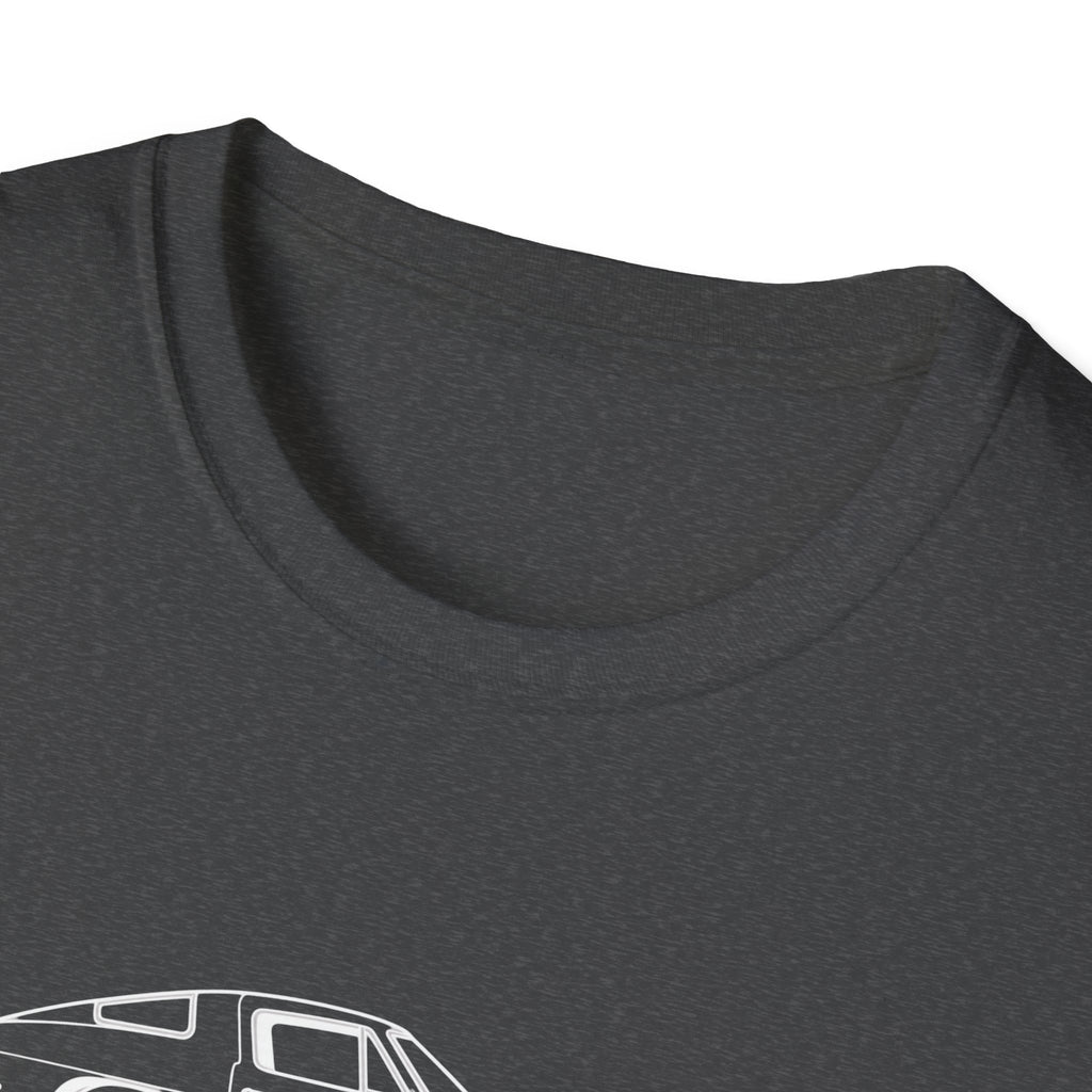 Classic Corvette Outline T-Shirt — Minimal Sports Car Tee