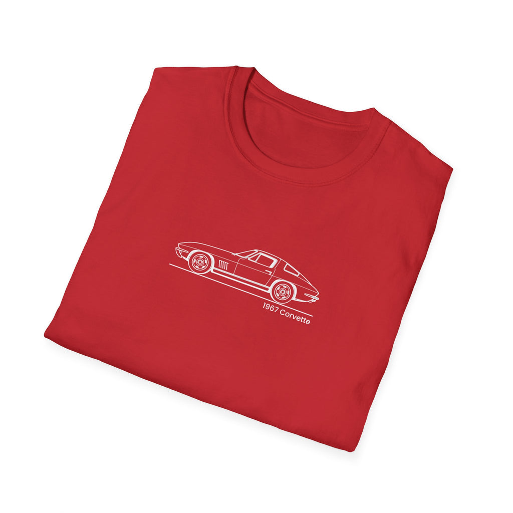 Copy of Classic Corvette Outline T-Shirt — Minimal Sports Car Tee