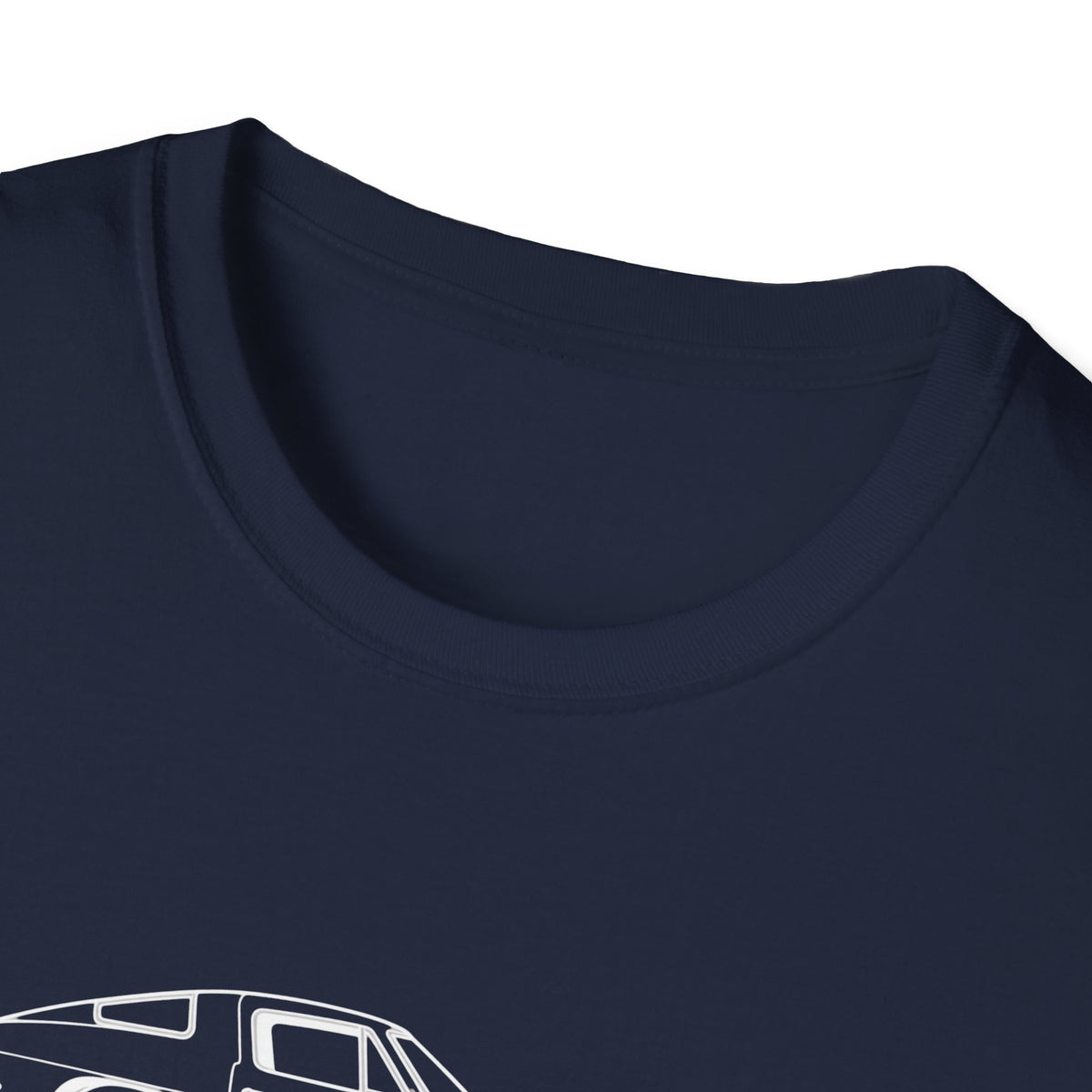 Classic Corvette Outline T-Shirt — Minimal Sports Car Tee