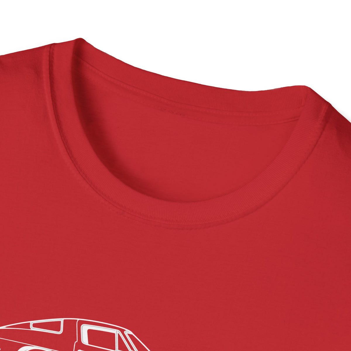Classic Corvette Outline T-Shirt — Minimal Sports Car Tee