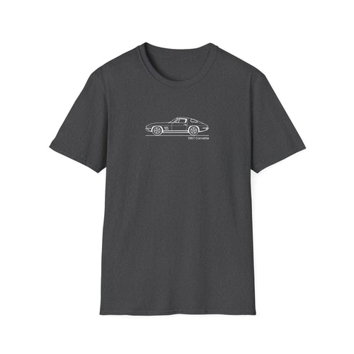 Copy of Classic Corvette Outline T-Shirt — Minimal Sports Car Tee